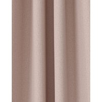 M&S Brushed Eyelet Ultra Thermal Blackout Curtains Blush