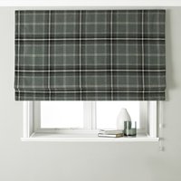 Paoletti Aviemore Roman Blinds - Grey - Size 153 cm x 137 cm