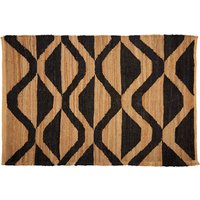 Botin Large Fabric Upholstred Hemp Rug In Multi-Colour