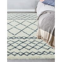 Asiatic Alto Moroccan Shaggy Rug Ivory